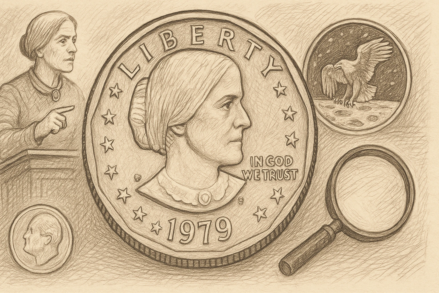 History of Susan B. Anthony dollar.
