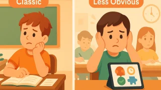 A comparison of obvious and subtle ADHD signs in children.